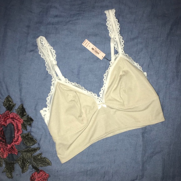 VS ribbed sleep bralette BNWT - Picture 5 of 8